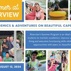 Summer at Riverview offers programs for three different age groups: Middle School, ages 11-15; High School, ages 14-19; and the Transition Program, GROW (Getting Ready for the Outside World) which serves ages 17-21.⁠
⁠
Whether opting for summer only or an introduction to the school year, the Middle and High School Summer Program is designed to maintain academics, build independent living skills, executive function skills, and provide social opportunities with peers. ⁠
⁠
During the summer, the Transition Program (GROW) is designed to teach vocational, independent living, and social skills while reinforcing academics. GROW students must be enrolled for the following school year in order to participate in the Summer Program.⁠
⁠
For more information and to see if your child fits the Riverview student profile visit busiang.com/admissions or contact the admissions office at admissions@busiang.com or by calling 508-888-0489 x206